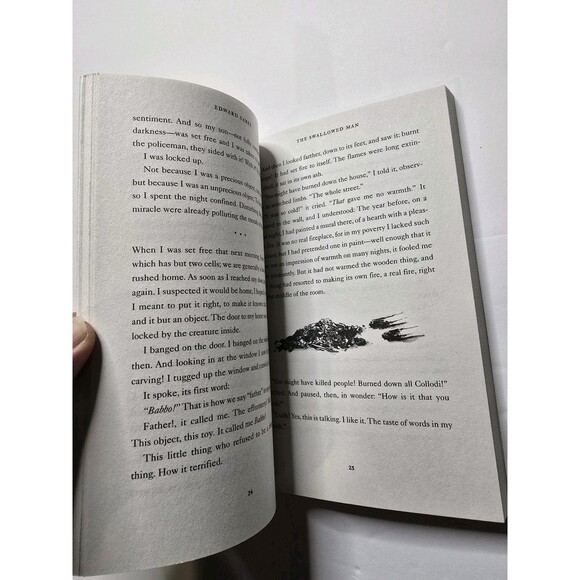 The Swallowed Man A Novel By Edward Carey - Paperback Book - Brand New - Picture 9 of 9
